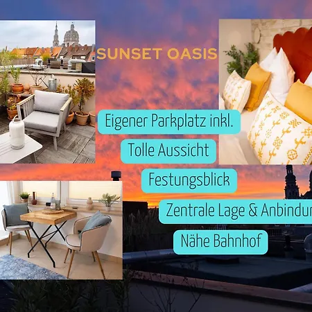 Sunset Oasis - Terrasse, Freies Parken, Zentral, Naehe Bahnhof, Wlan Апартаменти Вюрцбург